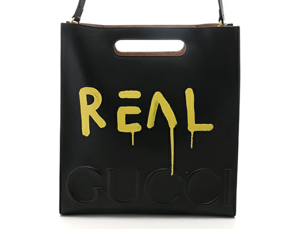 Gucci Shoulder Bag Ghost Calfskin Black